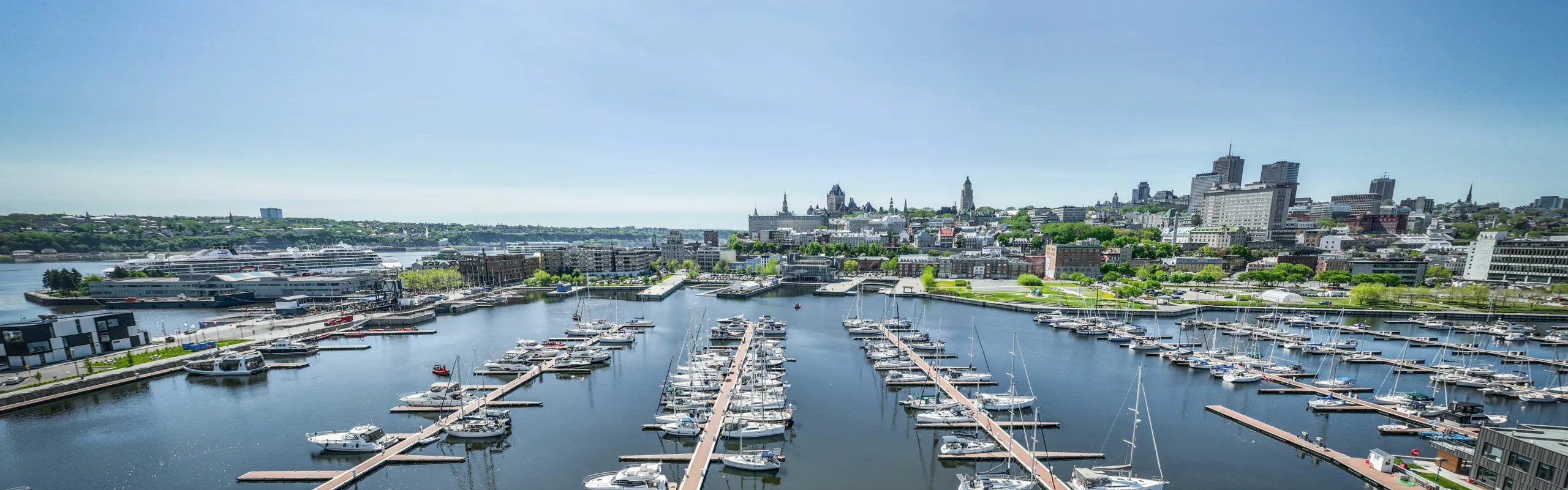 Image of the Marina from a bird's-eye view