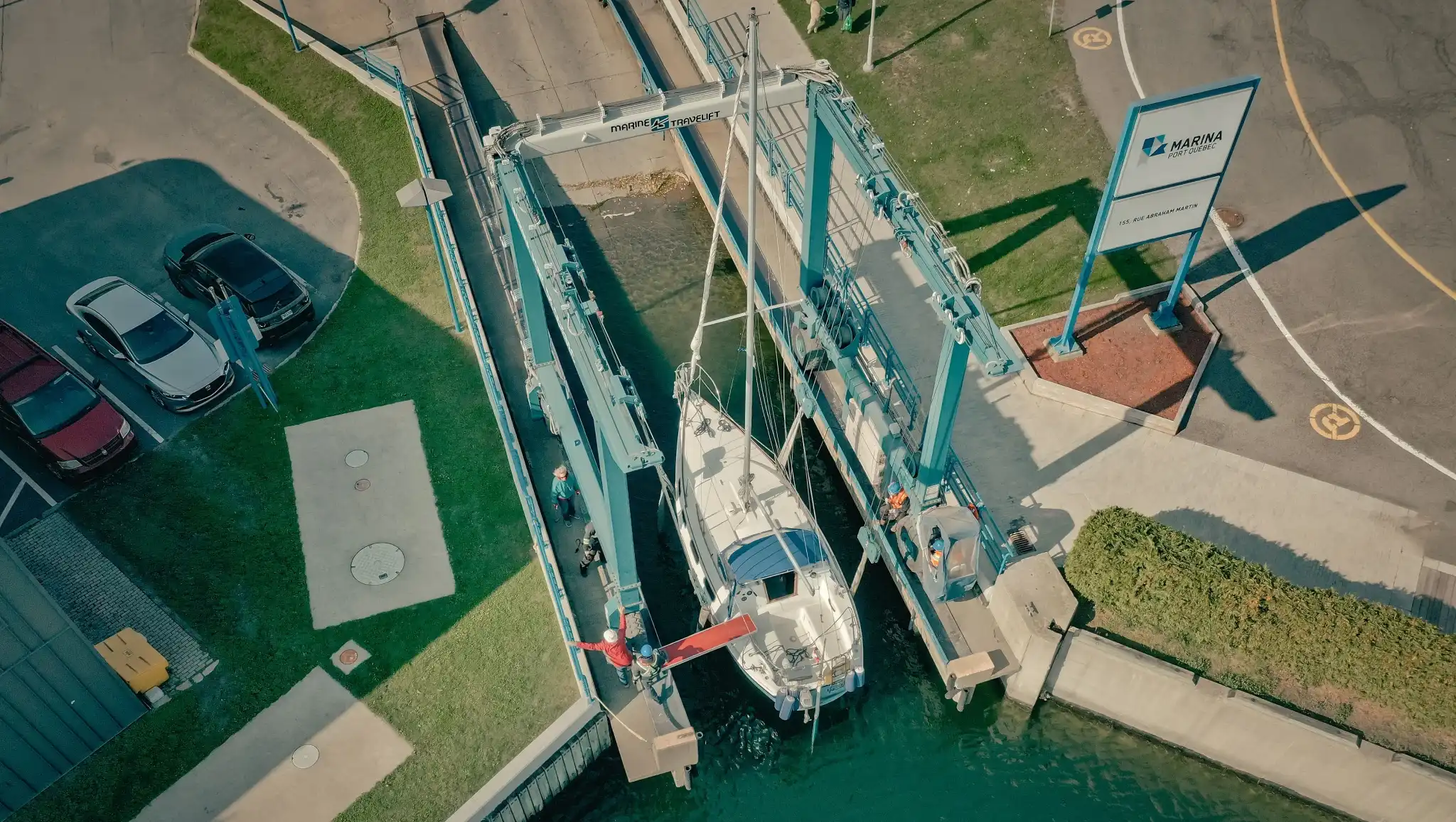 Image of a sailing boat